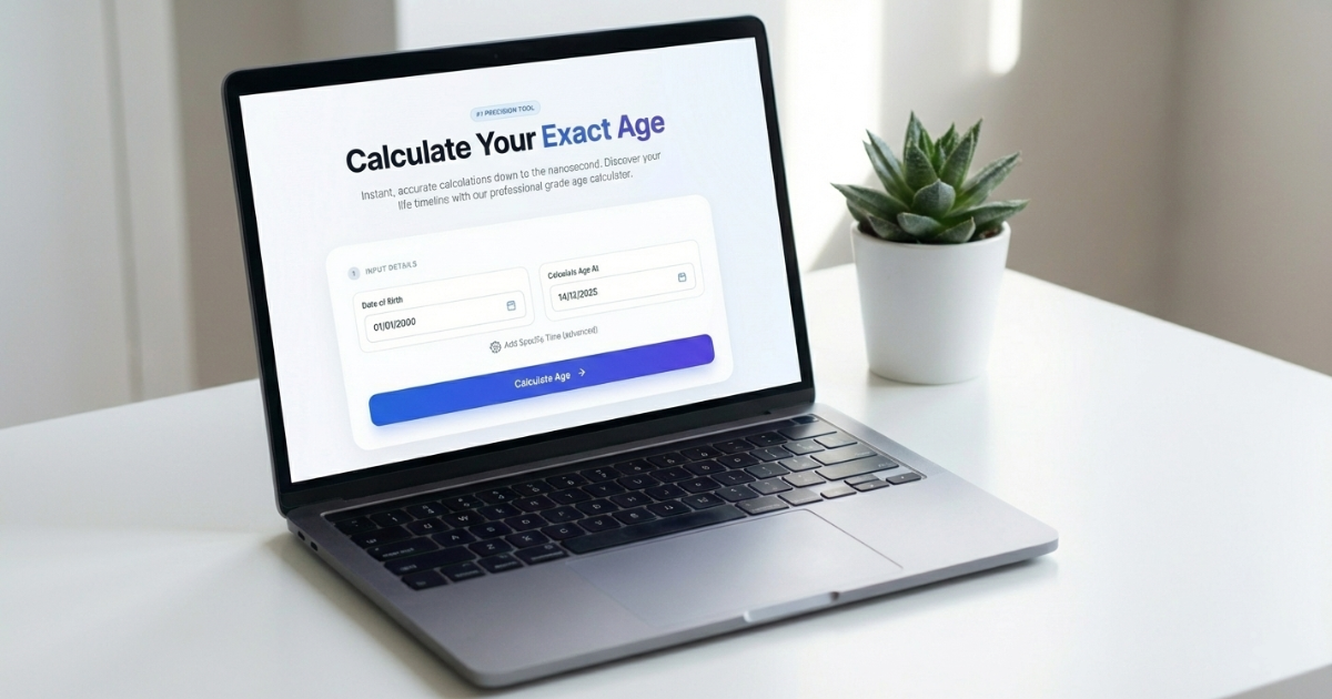 আপনার বয়স ঠিক কত জানেন কি? এক ক্লিকেই বের করুন বছর থেকে ন্যানোসেকেন্ডের নিখুঁত হিসাব!
